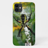 クモの巣のクモ Case-Mate iPhoneケース (裏面)