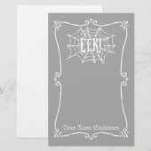 クモの巣の巣 便箋 (正面/裏面)