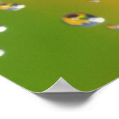 クモの巣を露で塞ぐ ポスター (角)