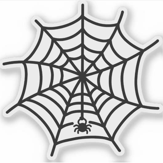 クモの巣ドードル シール (正面)