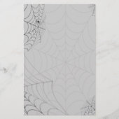 クモの巣ハロウィンクモ 便箋 (正面)