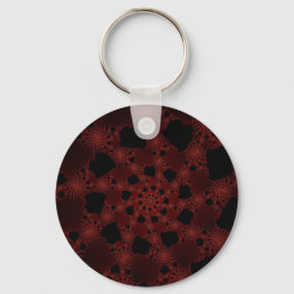 クモの巣フラクタル キーホルダー