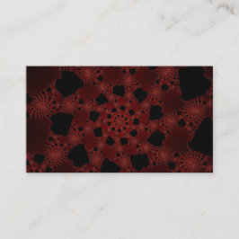 クモの巣フラクタル 名刺