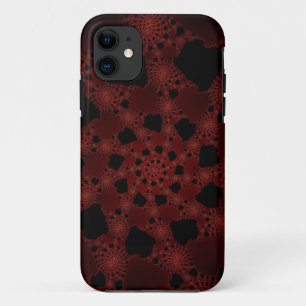 クモの巣フラクタル iPhone 11 ケース