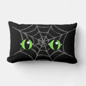 クモの巣状のアイズ、腰枕13" x 21" ランバークッション (正面)