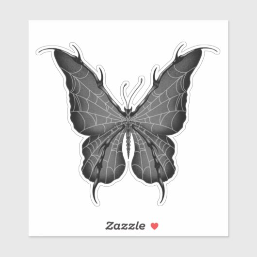 クモの巣蝶 シール (シート)