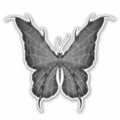 クモの巣蝶 シール (正面)