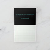 クモの巣 サンキューカード (内部)