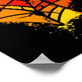 クモの巣 |スパイダーズスカル ポスター (角)