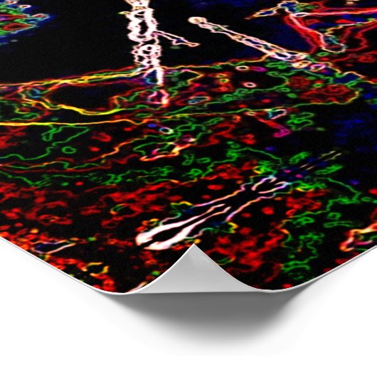 クモの巣 ポスター (角)