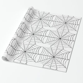 クモの巣 ラッピングペーパー