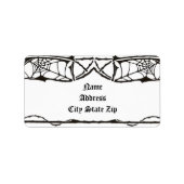 クモの巣 ラベル (正面)