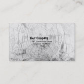 クモの巣 名刺 (裏面)