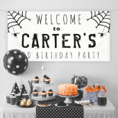 クモの巣 横断幕