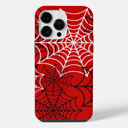 クモの巣 iPhoneケース (裏面)