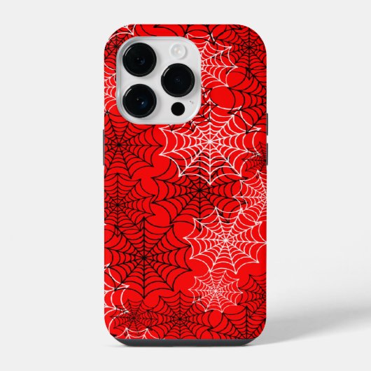 クモの巣 iPhoneケース (裏面)