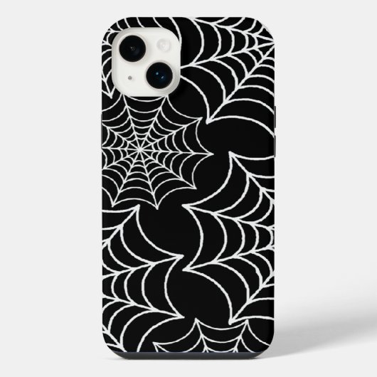 クモの巣 iPhoneケース (裏面)