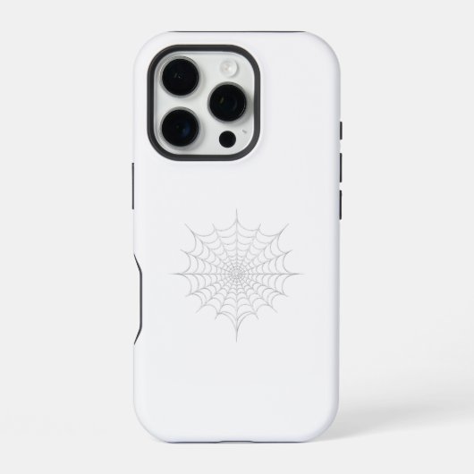 クモの巣 iPhoneケース (裏面)
