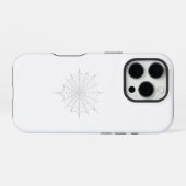 クモの巣 iPhoneケース (裏面横)