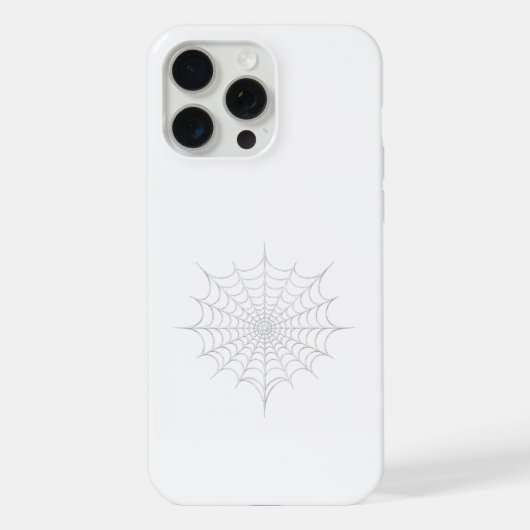 クモの巣 iPhoneケース (裏面)