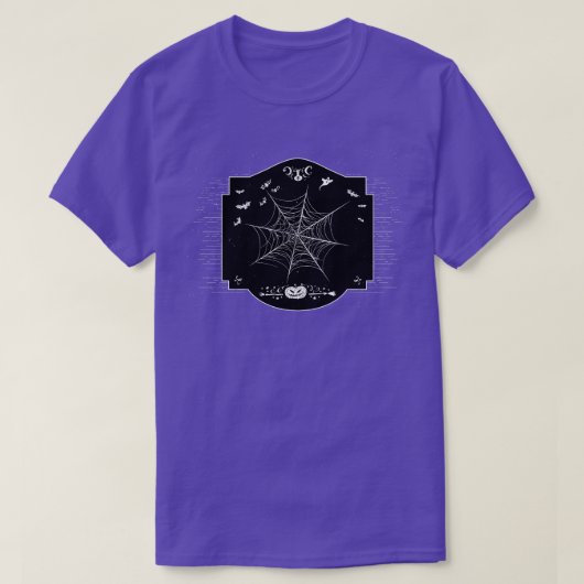 クモの巣 Tシャツ (デザイン正面)