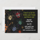 クモのN型 招待状 (裏面)