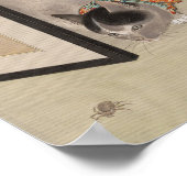 クモを見る猫 | 大出東港 ポスター (角)