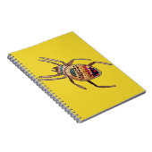 クモカラフルのクモの花 ノートブック (右側)