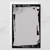 クモグランジの網フェンスゴシック文房具 便箋 (正面/裏面)