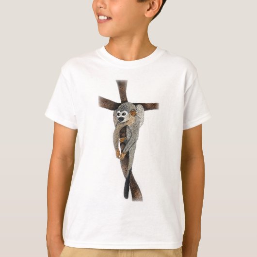 クモザルペンアート Tシャツ (正面)