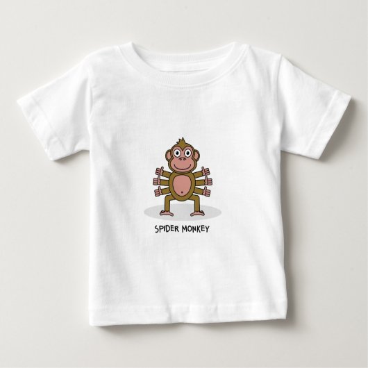 クモザル ベビーTシャツ (正面)