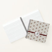 クモダンスタイリッシュラスエレガントモノグラカスタムム ノートブック (内部)