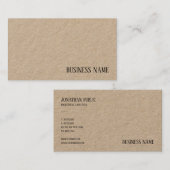 クモダンラ実在フ紙プロフェッショナルテンプレート 名刺 (正面/裏面)