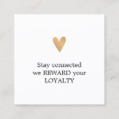 クモダンリエレガントンロイヤルトクーポン美しいサロン ロイヤリティカード (正面)