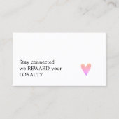 クモダンリエレガントンロイヤルトクーポン美しいサロン ロイヤリティカード (正面)