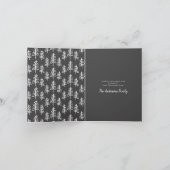 クモダンリミニマルスマス田舎数々のの写真 シーズンカード (内部)