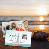 クモダンルーズ結婚ンのqrコード エンクロージャーカード