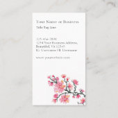 クモダンレエレガントーンとさくらんぼ 名刺 (裏面)