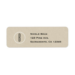 クモダンロミニマル素朴フトシック・モノグラム結婚ズ ラベル