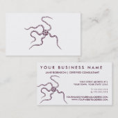 クモヒトデ-蛇星-海洋の生物学 名刺 (正面/裏面)