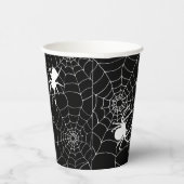 クモ不気味がクモの巣ハロウィーン 紙コップ (右)