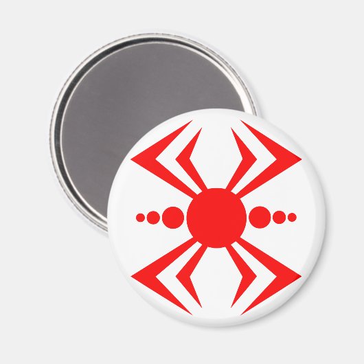 クモ日本の類 マグネット (正面/裏面)