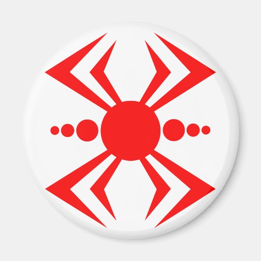 クモ日本の類 マグネット (正面)