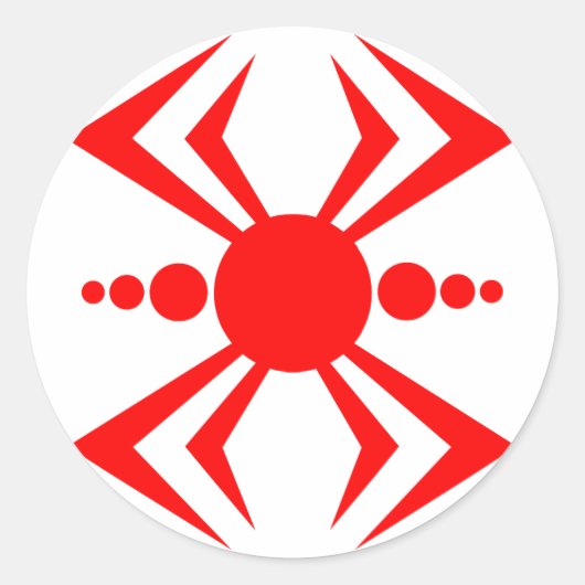 クモ日本の類 ラウンドシール (正面)