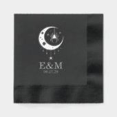 クモ結婚月 箔ナプキン (正面)