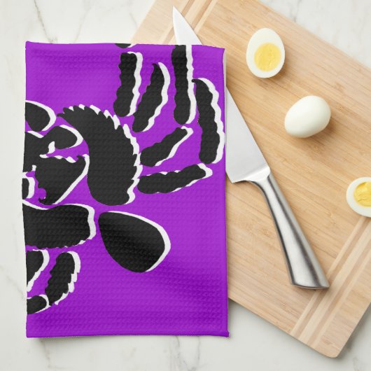 クモ キッチンタオル (四つ折り)