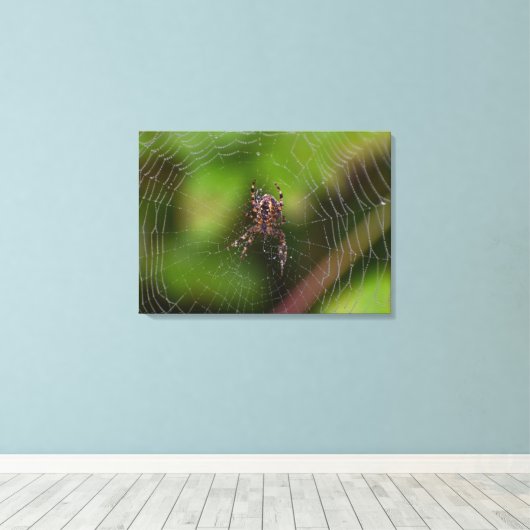 クモ キャンバスプリント (インサイチュ (ウッドフロア))