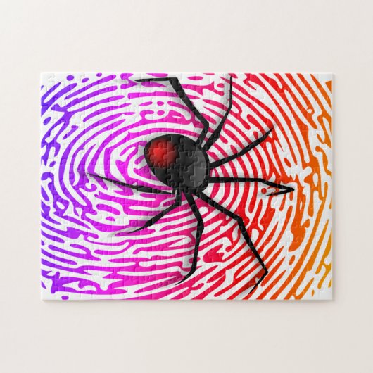 クモ- ジグソーパズル (横)