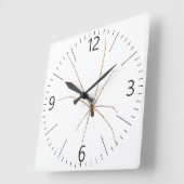 クモ スクエア壁時計 (傾斜)