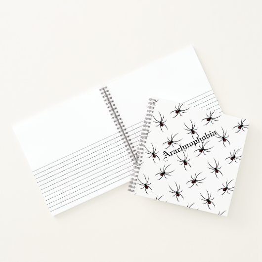 クモ ノートブック (内部)